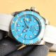 Copy Rolex Blaken Submariner Tiffany Blue White Rubber Strap 8215 Watches (2)_th.jpg